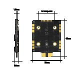 Hot Sales IFlight Borg 5S Stack Essential Metal Flight Controller With Borg 60RS ESC Racing Drones Accessories